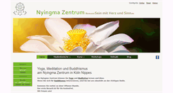 Desktop Screenshot of nyingmazentrum.de